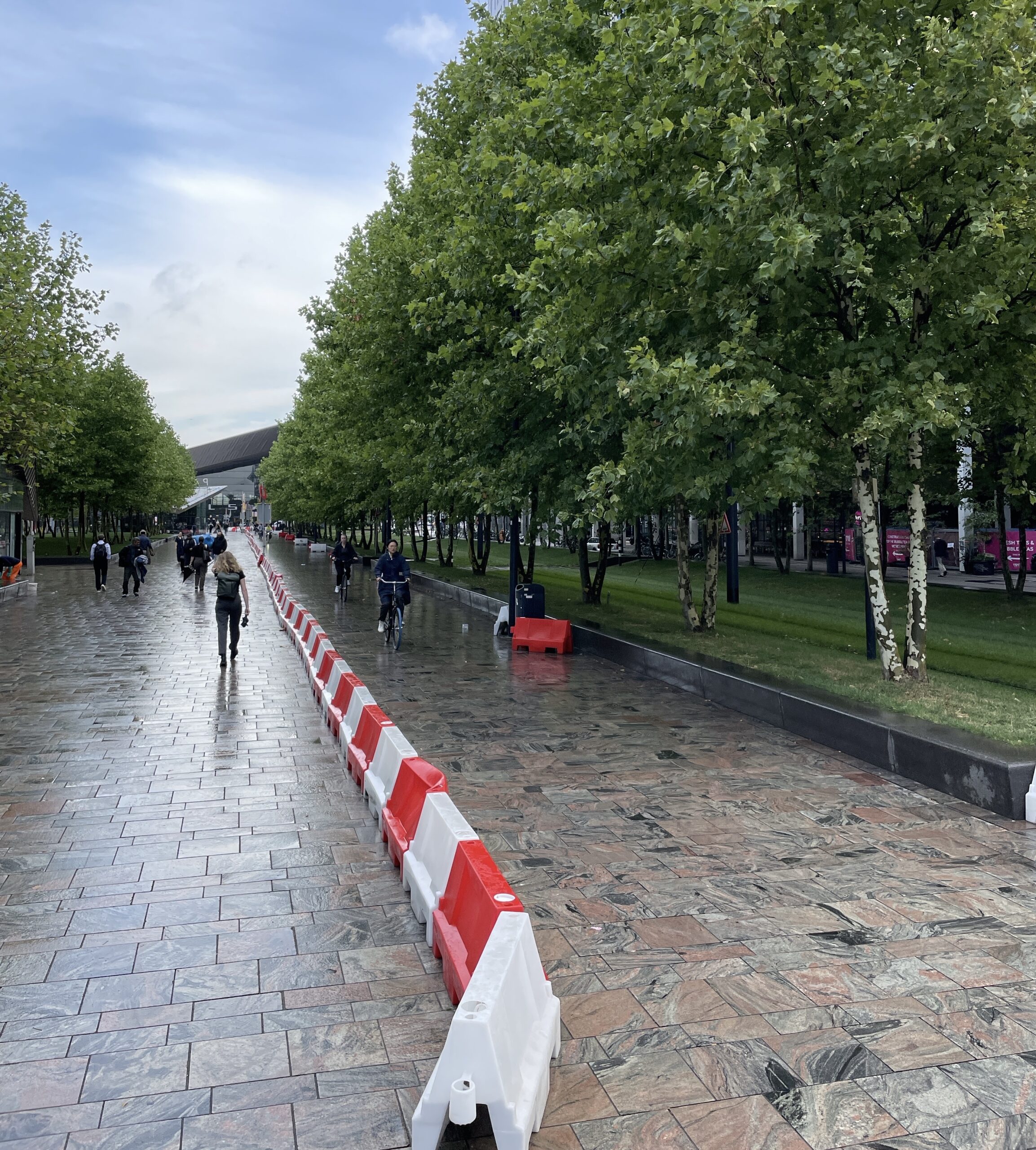 Blog fietsers op 1 tijdelijk fietspad